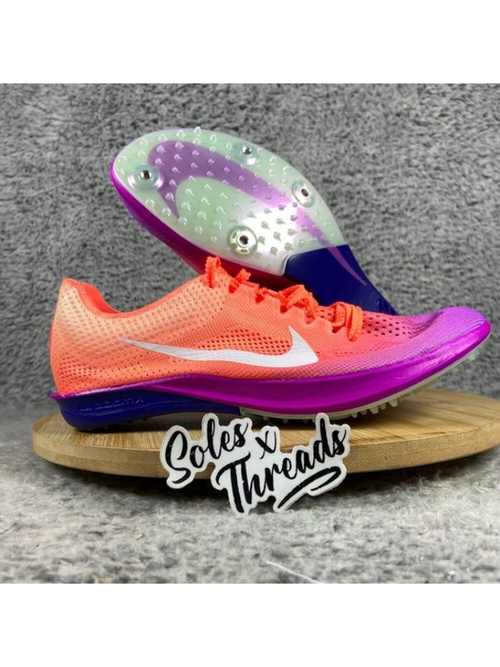Nike ZoomX Dragonfly 2 Track Field Spikes Size 6 Men Mango Indigo IO0310-800